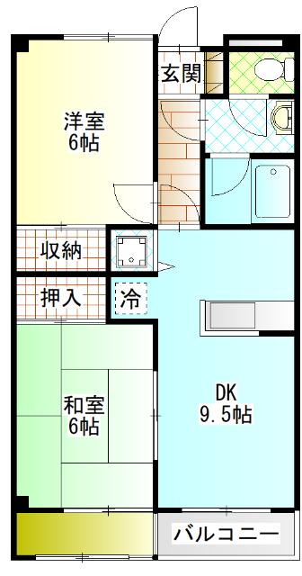 ロワール市川（105） 間取り図画像
