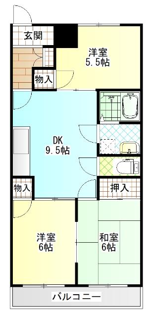 セレーノ（久野）（303） 間取り図画像
