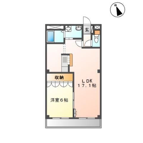 プロスペルＢ 間取り図画像