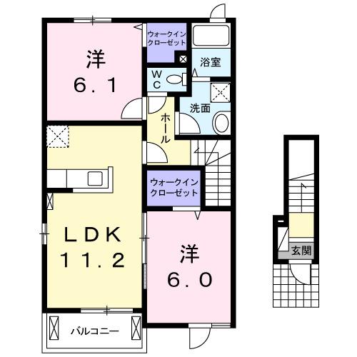 アイリン　タウン　Ｃ（201） 間取り図画像