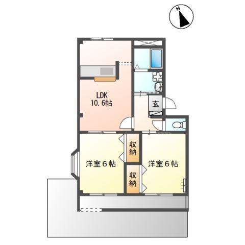 ソレイユ 間取り図画像