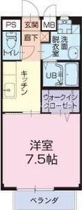 リッツハウス（202） 間取り図画像