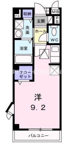 リフティー井上Ｂ（105） 間取り図画像