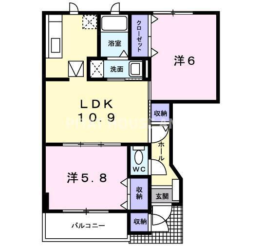 セポージャ徳永Ⅱ番館（103） 間取り図画像