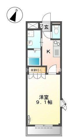 フォレスタガーデン２（101） 間取り図画像
