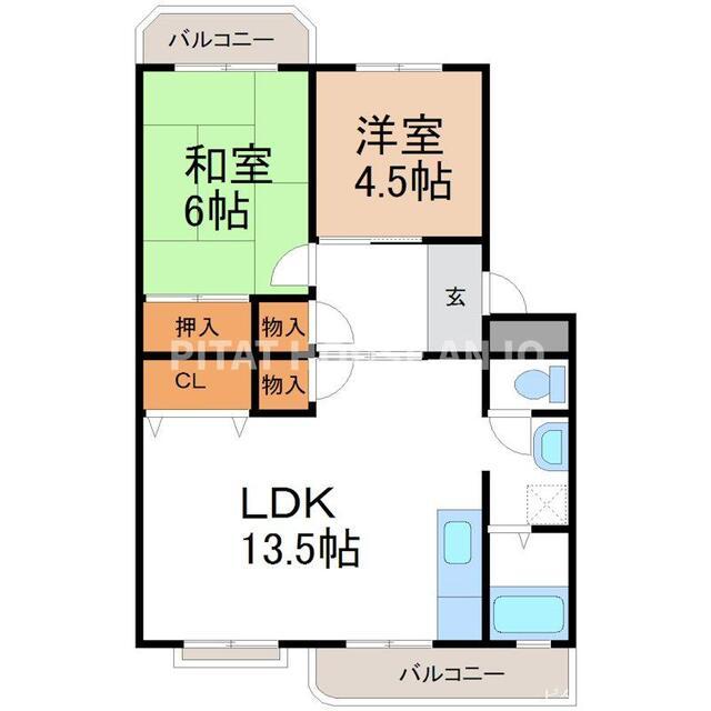 メゾンわかな（302） 間取り図画像