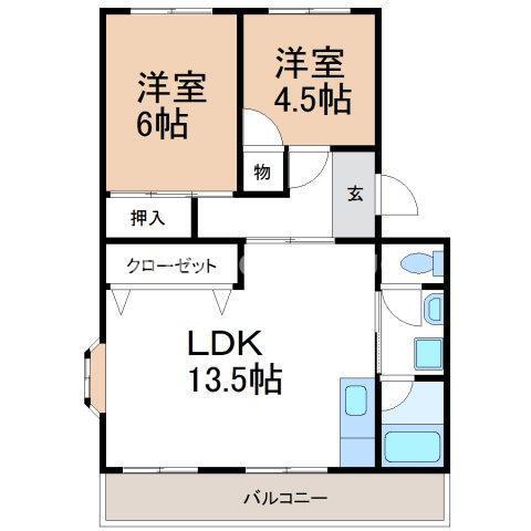 マンション桜台（201） 間取り図画像