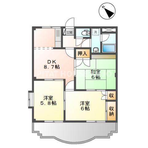 スプリングガーデン 間取り図画像