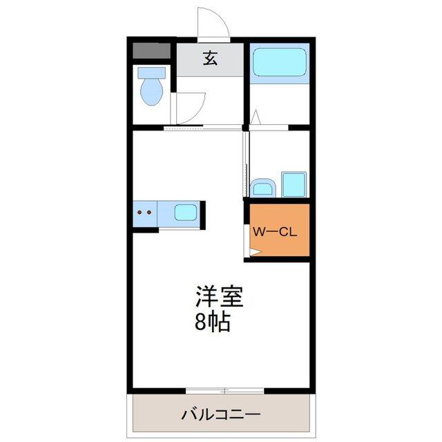 ジュネス徳次P（202） 間取り図画像