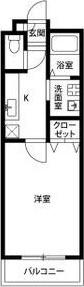 アンプルール　リーブル　 SEA GULL（103） 間取り図画像