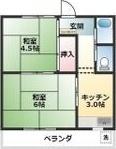 コーポ三河（A103） 間取り図画像