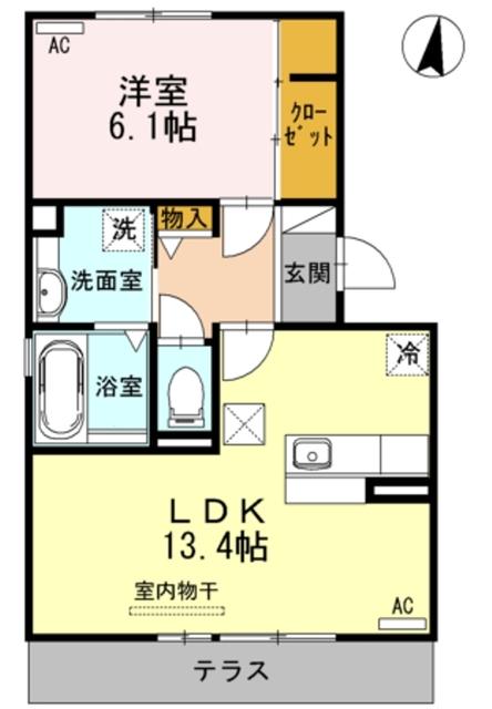 エスパシオＡ（102） 間取り図画像