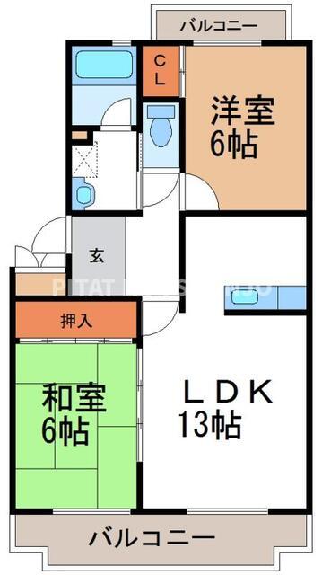 ワイズコート（403） 間取り図画像