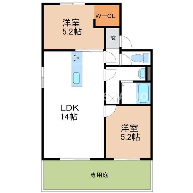 エイトファーム知立 　F（102） 間取り図画像