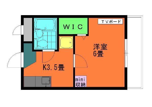 グレース２１（303） 間取り図画像