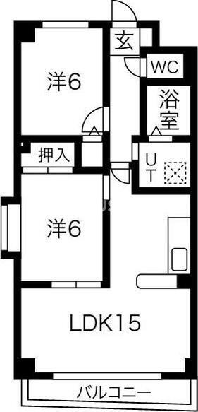 プリミエールTADO（407） 間取り図画像