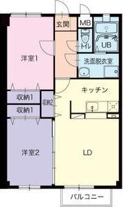 ルーチェ’S前巴（101） 間取り図画像
