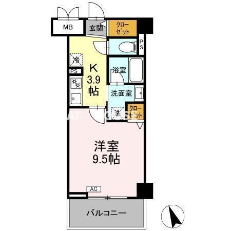 ヴィラ トルチュ東刈谷（202） 間取り図画像