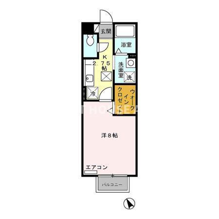 ボン・ヴォヤージュ　Ａ（103） 間取り図画像