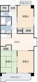 SOLE善明（3E） 間取り図画像