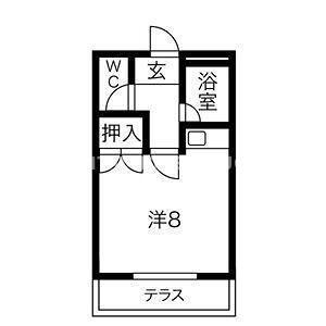 T-コーポ（208） 間取り図画像
