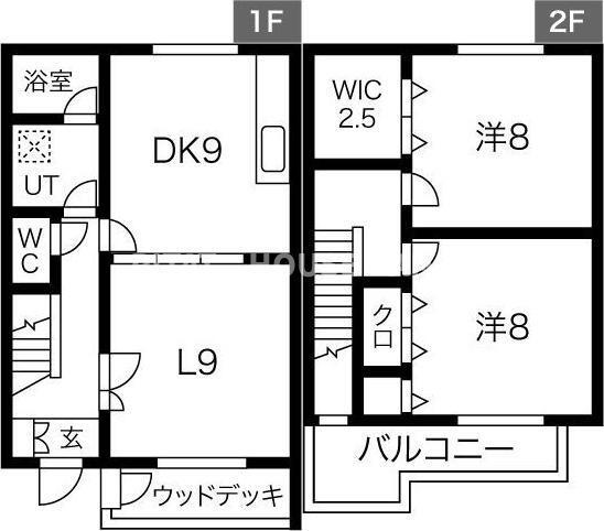 サンビヨーズ中北（3） 間取り図画像