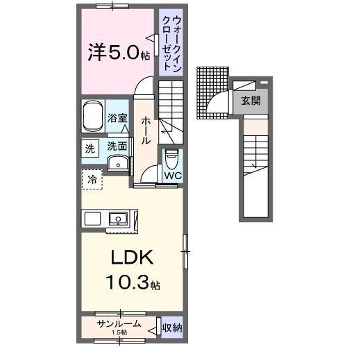 アネックス・タカノ（201） 間取り図画像
