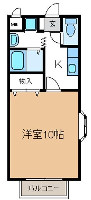 アムール西岡崎（101） 間取り図画像