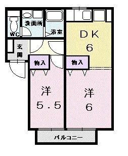 ピーコック・ブルー（102） 間取り図画像