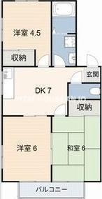 クレストコート笹山（104） 間取り図画像