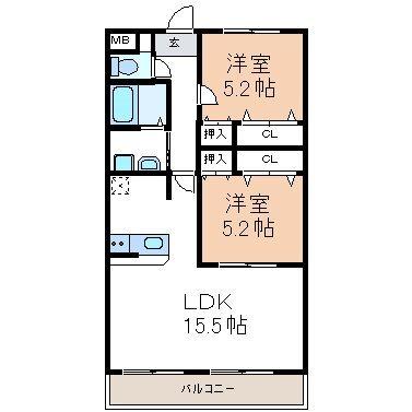 アネックス今池（102） 間取り図画像