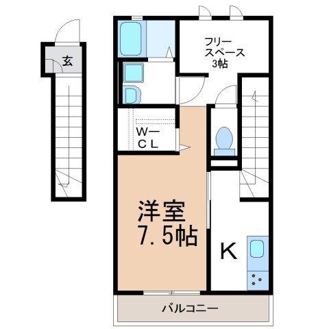 クレール　鴻島（204） 間取り図画像