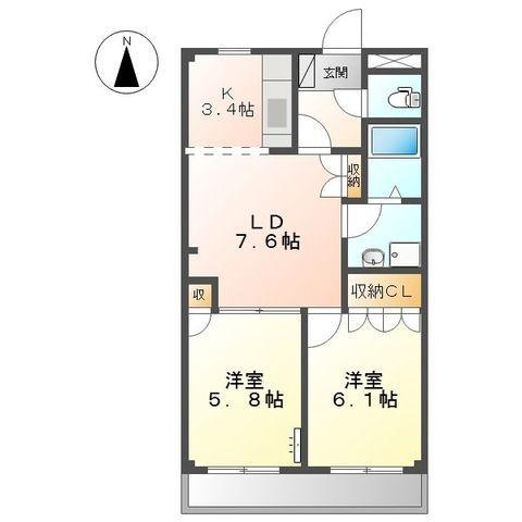 メゾンウェルビー（202） 間取り図画像