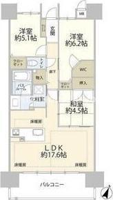 カルティア刈谷松坂（1403） 間取り図画像