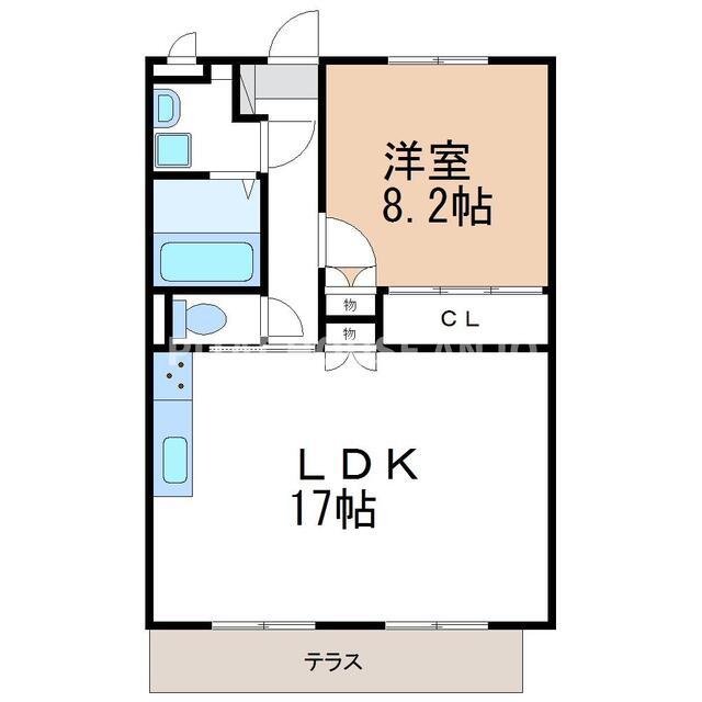 スターターマンション緑町Ⅱ番館（102） 間取り図画像