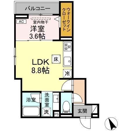アリヴィオ（101） 間取り図画像