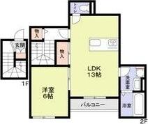 Coco　Ange（202） 間取り図画像