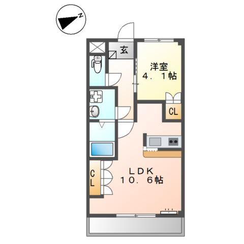 ラ・フォーネ東脇 間取り図画像
