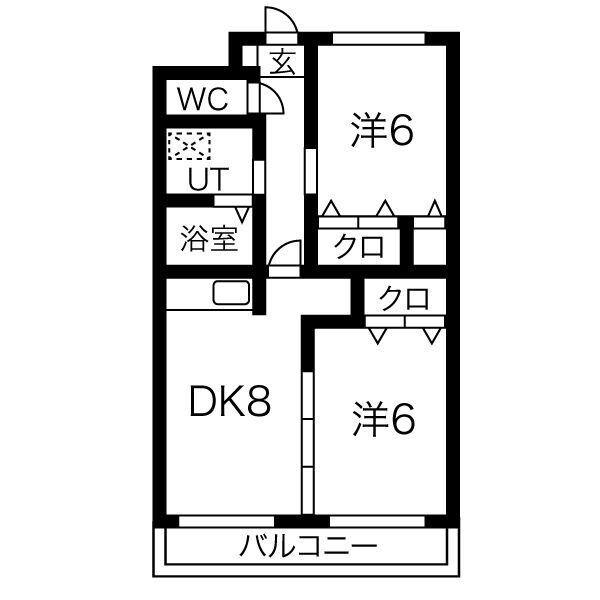 サルビア（302） 間取り図画像