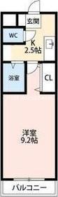 A・City弁天（202） 間取り図画像