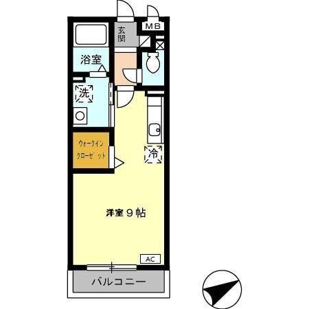 セジュール恩田（105） 間取り図画像
