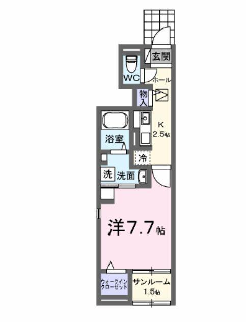 フラン　アビタシオン（105） 間取り図画像