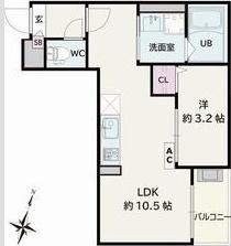 Jack kamishigeharaⅠ（303） 間取り図画像