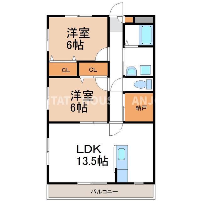 キャッスルメジュール（105） 間取り図画像