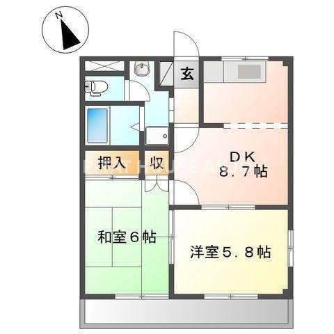 コンフォース 間取り図画像