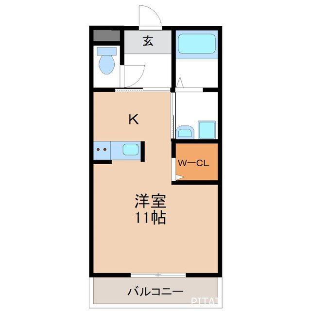ジュネス徳次N（203） 間取り図画像