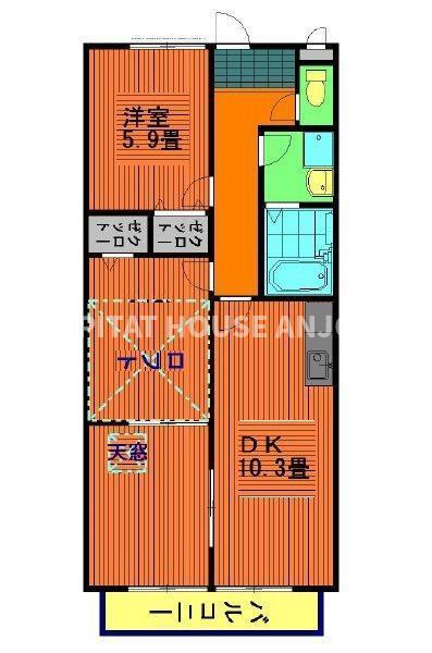 ベラ・ディモーラ作野（202） 間取り図画像