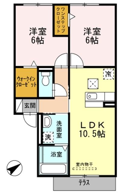 リバーシティ（105） 間取り図画像