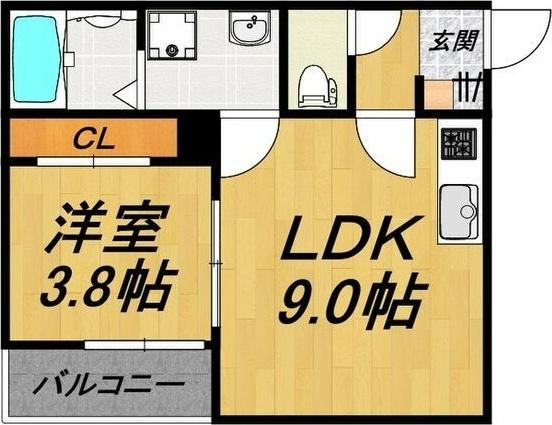 LE COCON 刈谷Ⅱ（101） 間取り図画像