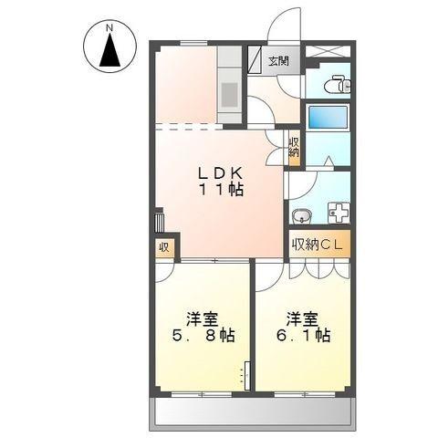 マンションソレイユ（101） 間取り図画像